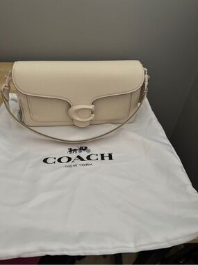 Coach Tabby Shoulder Bag 26 Chalk White NWT + Dust Bag